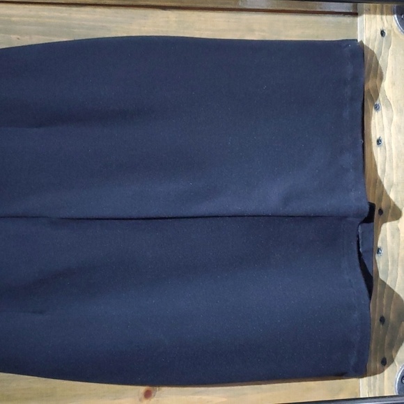 AMY MATTO NEW YORK BLACK DRESS COCKTAIL EVENING MIDI ESSENTIAL MINIMALIST - Picture 8 of 9